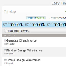 Web logger to track time online